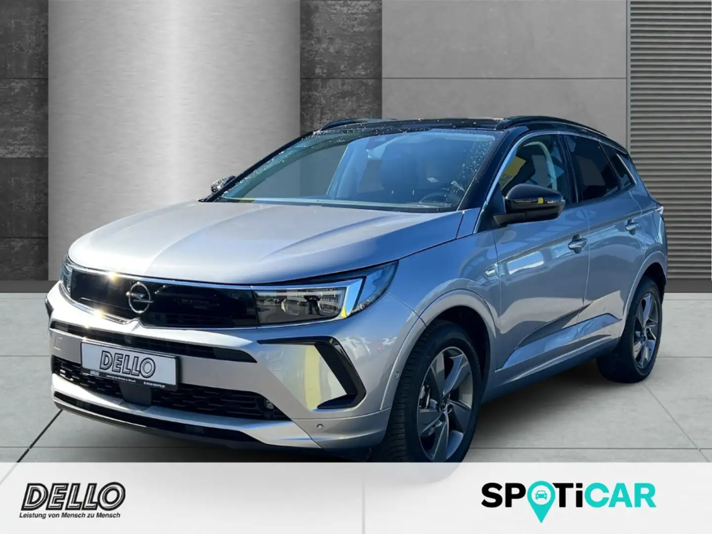 Opel Grandland Elegance 1.2T AHK-abnehmbar Navi Leder Parks.vo.u. Gri - 1