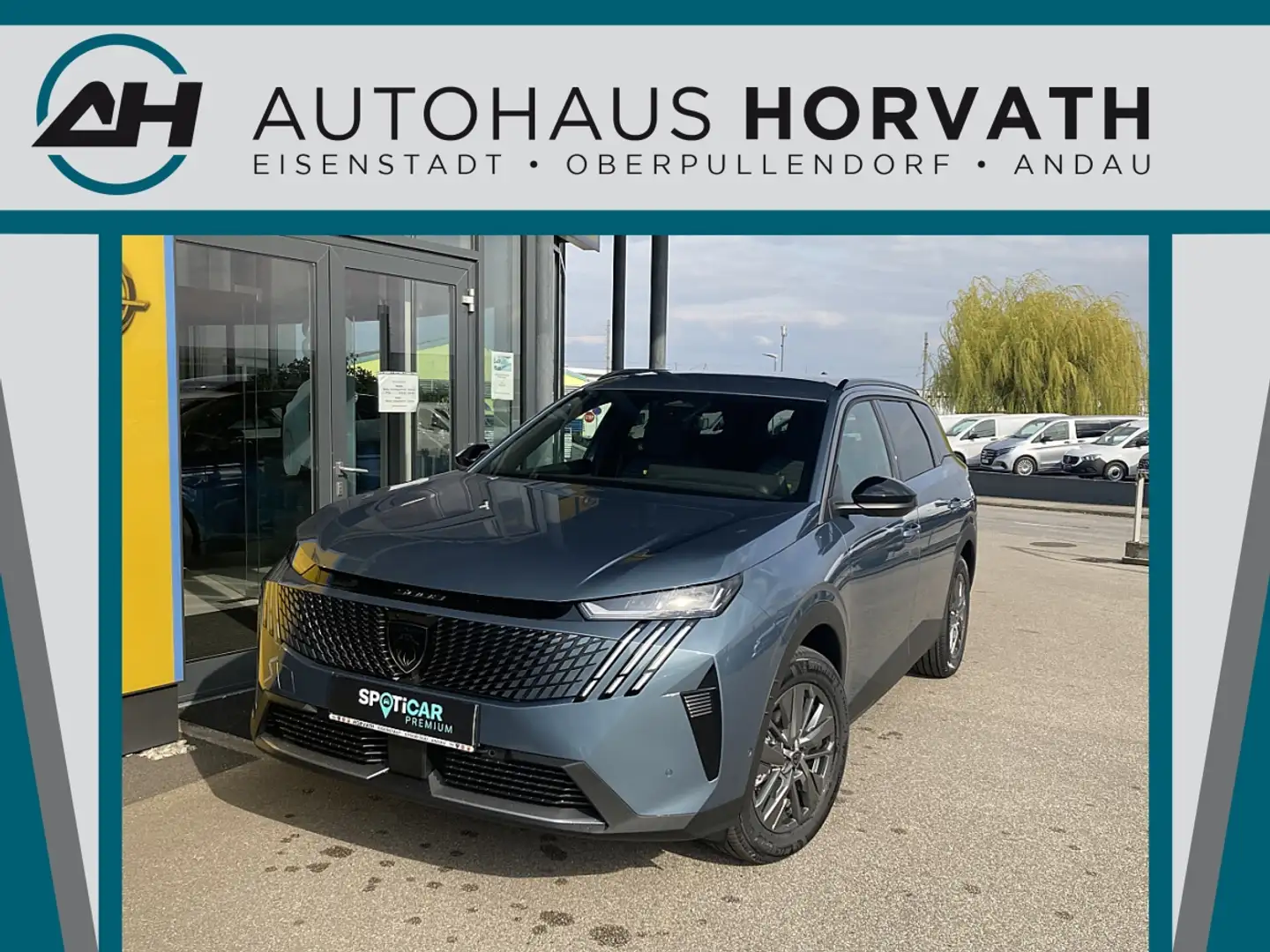 Peugeot 5008 mHEV 145 e-DCS6 Allure Aut.!NAVI,ACC,KAMERA360°... Blau - 1