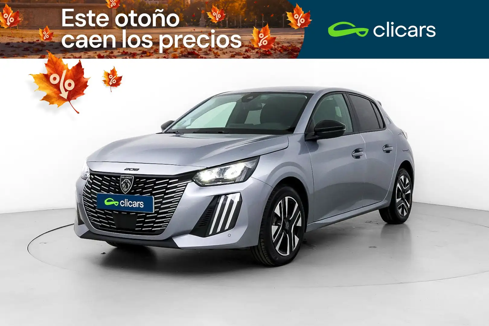 Peugeot 208 1.2 Hybrid Allure e-DCS6 100 Plateado - 1