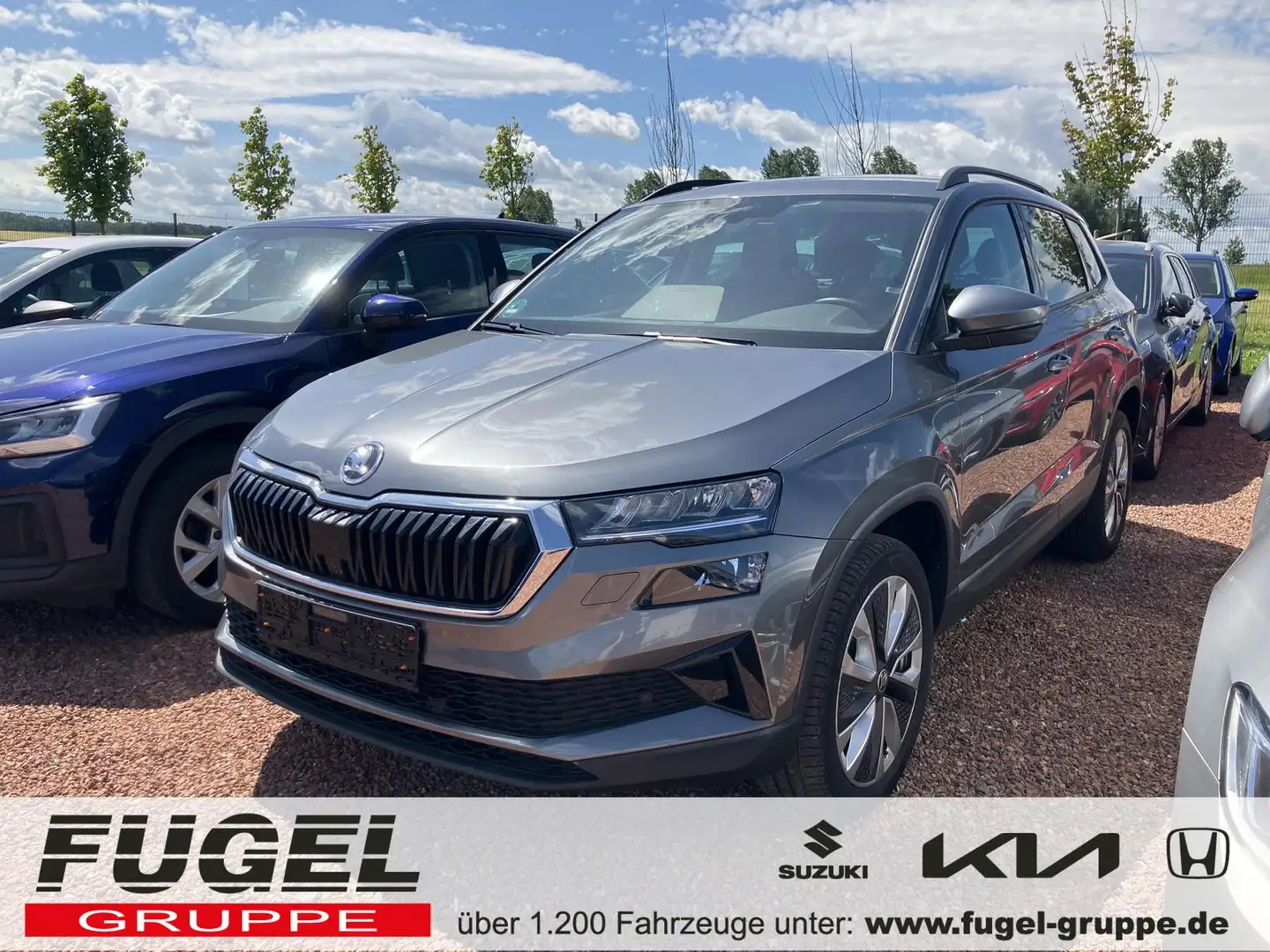 Skoda Karoq 2.0 TDI Style AHK|LED|Winter|Navi Grau - 1