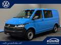 Volkswagen T6.1 Transporter T6.1 Kasten Plus kurz 5-SITZ | NUR GEWERBE! Bleu - thumbnail 1