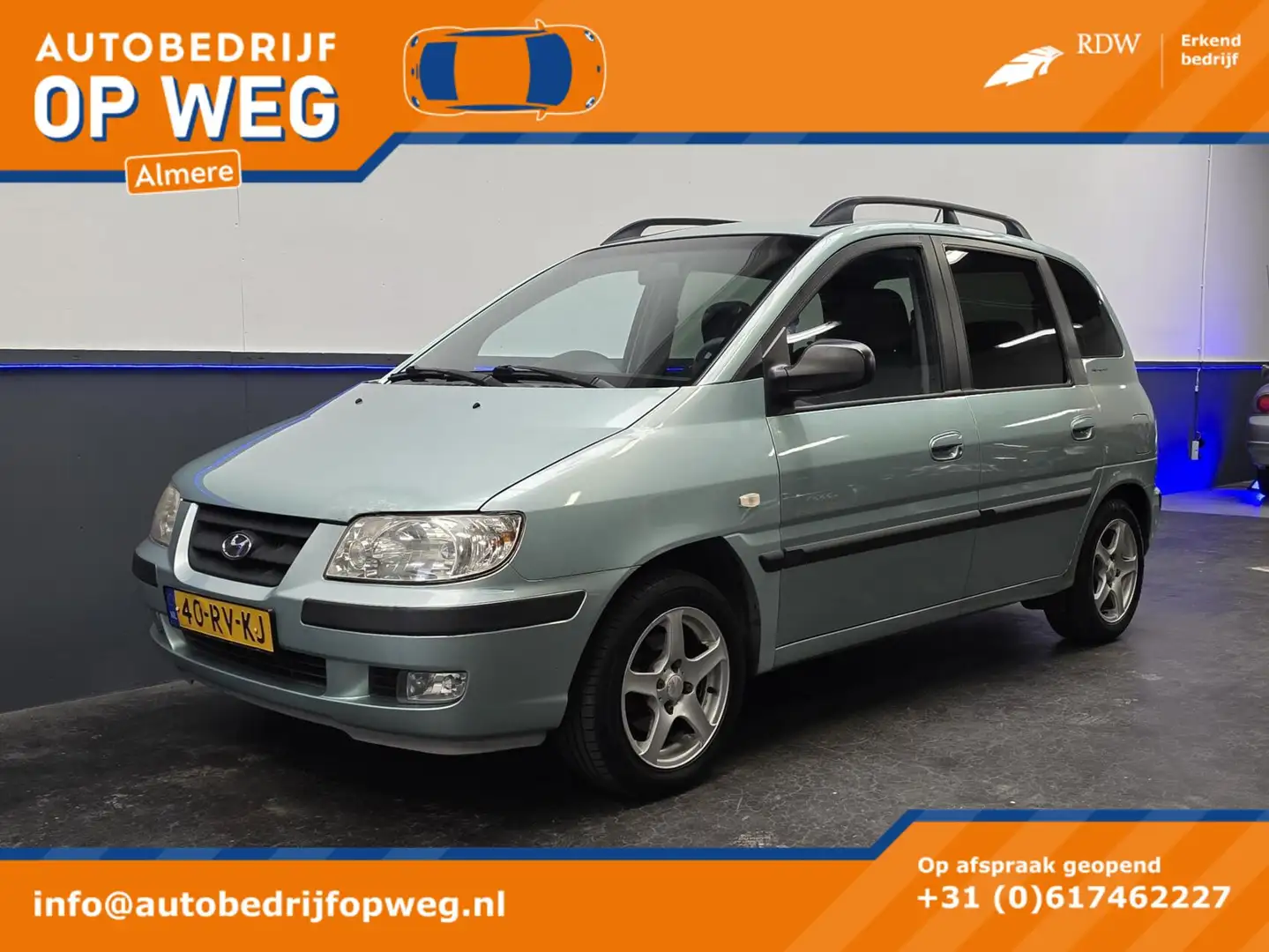 Hyundai Matrix 1.6i Active Cool | 1e eigenaar | Airco | Trekhaak Groen - 1