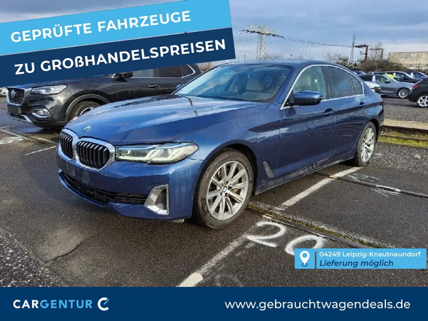BMW 540 i xDrive Luxury Line Sitzbel. S-Dach ACC Blau - 1