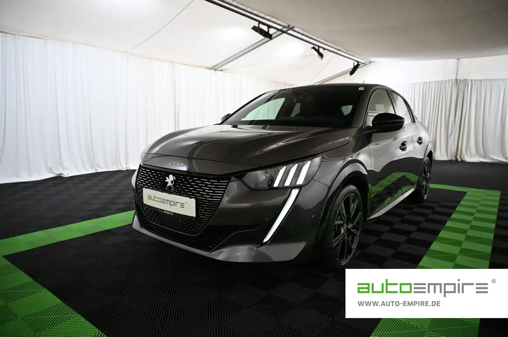 Peugeot 208 1.2 PT 100 GT LED/NAVI/PARK-ASS/ACC/T-WINKEL/17 Gris - 1