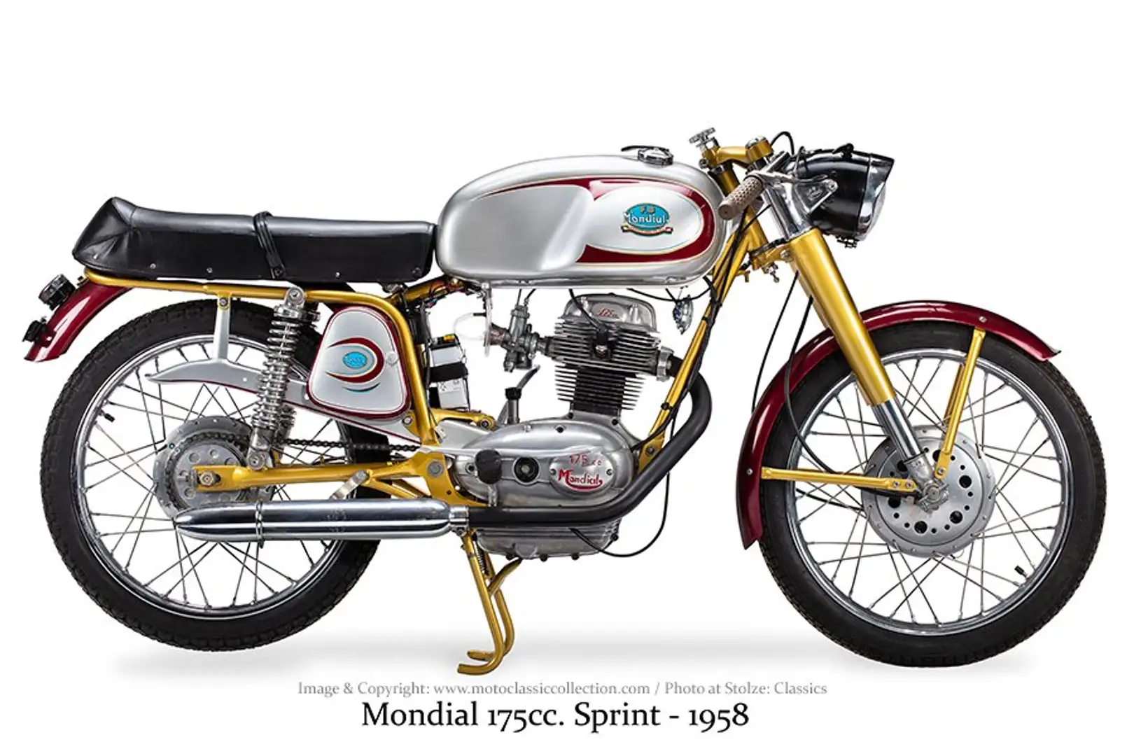 Mondial 175cc Sprint 1958 Zilver - 1
