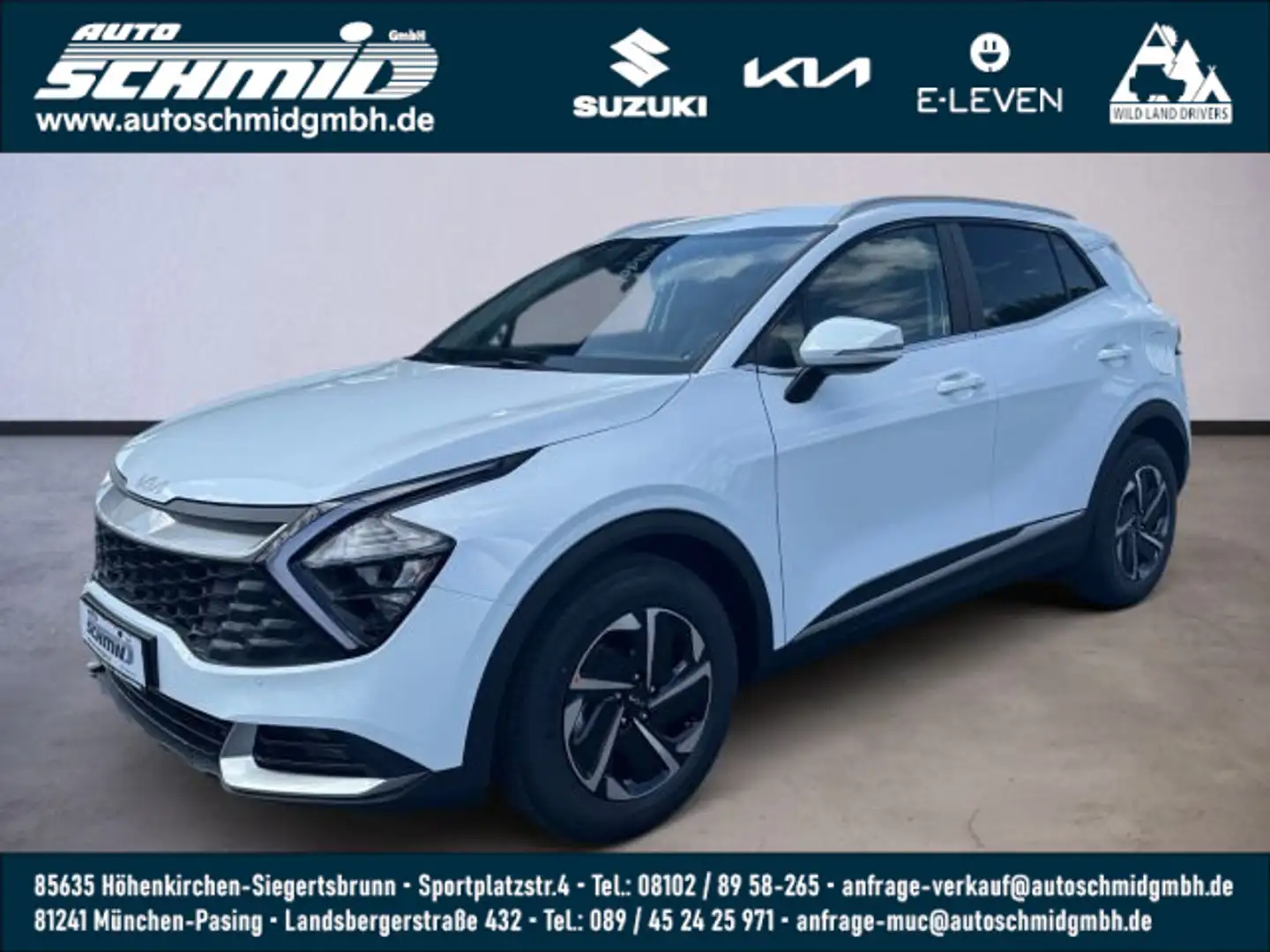 Kia Sportage SPORTAGE 1.6T 48V 2WD DCT VIS KOM Wit - 1