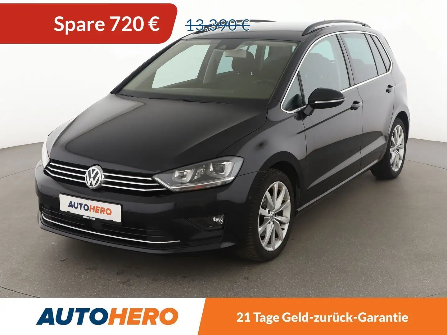 Volkswagen Golf Sportsvan 1.4 TSI Highline BlueMotion Tech*NAVI* Schwarz - 1