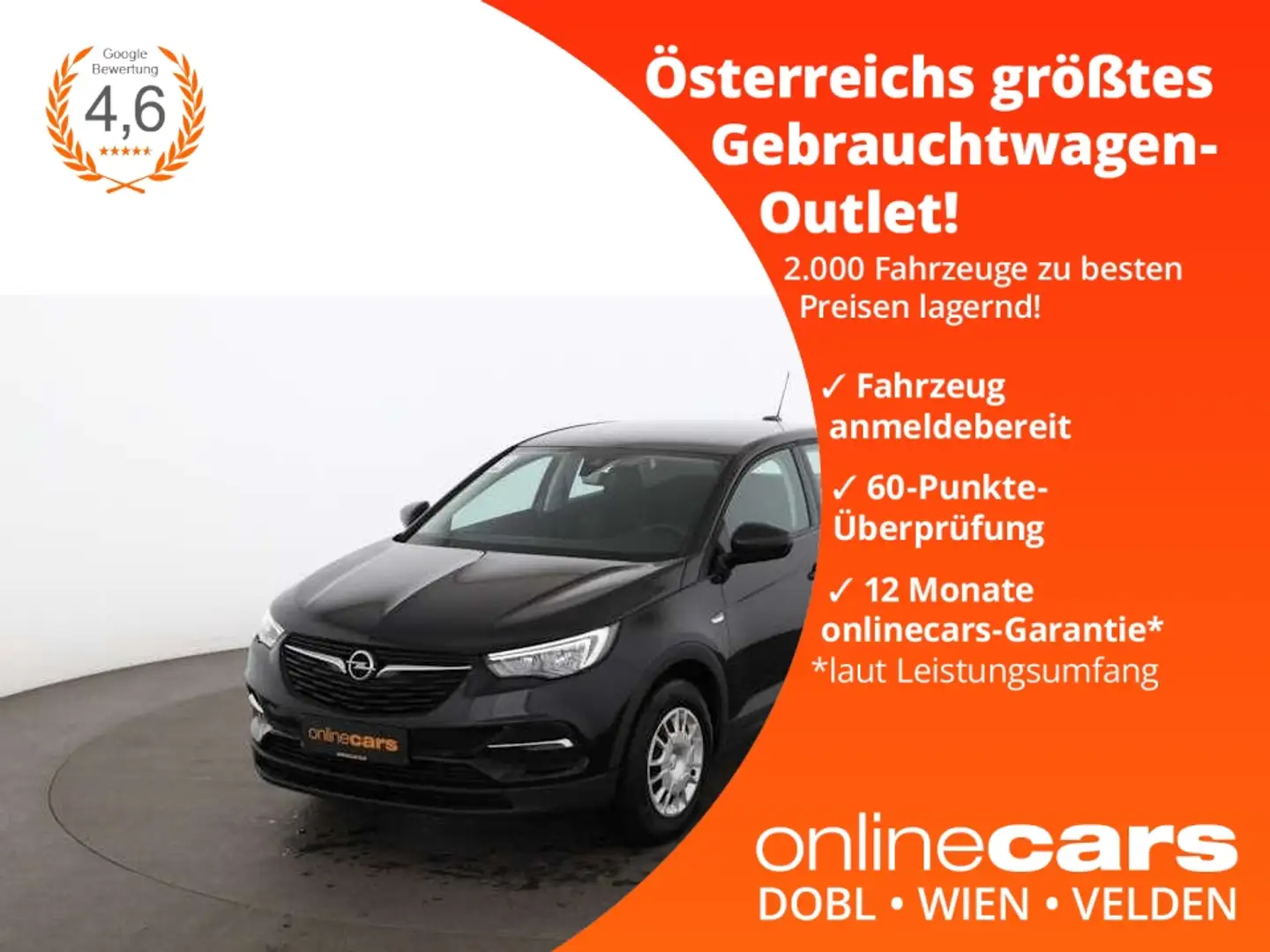 Opel Grandland 1.2 Turbo Selection SITZHZG ASSIST TEMP Czarny - 1