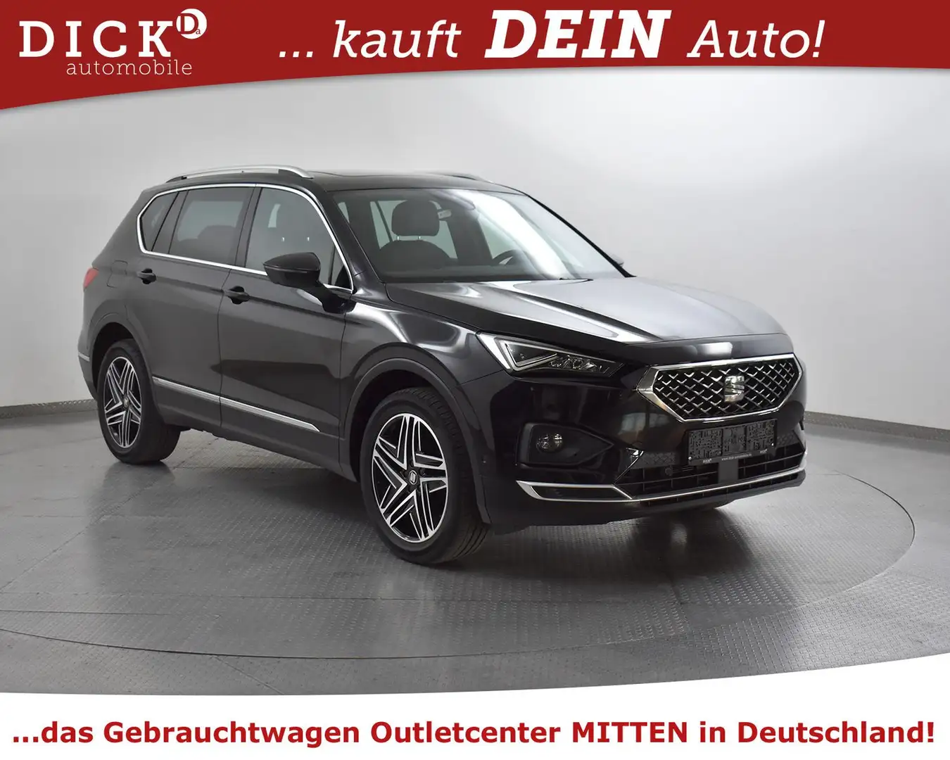 SEAT Tarraco 1.5 TSI Xcelle 7SI+PANO+VIRTU+KAM+AHK+LE Чёрный - 1