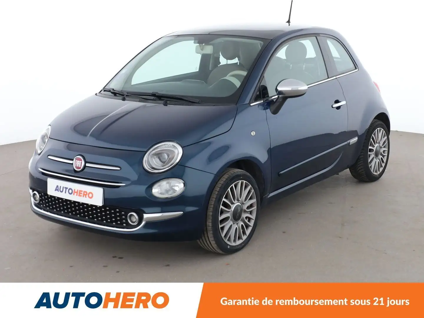 Fiat 500 1.2 Lounge Bleu - 1