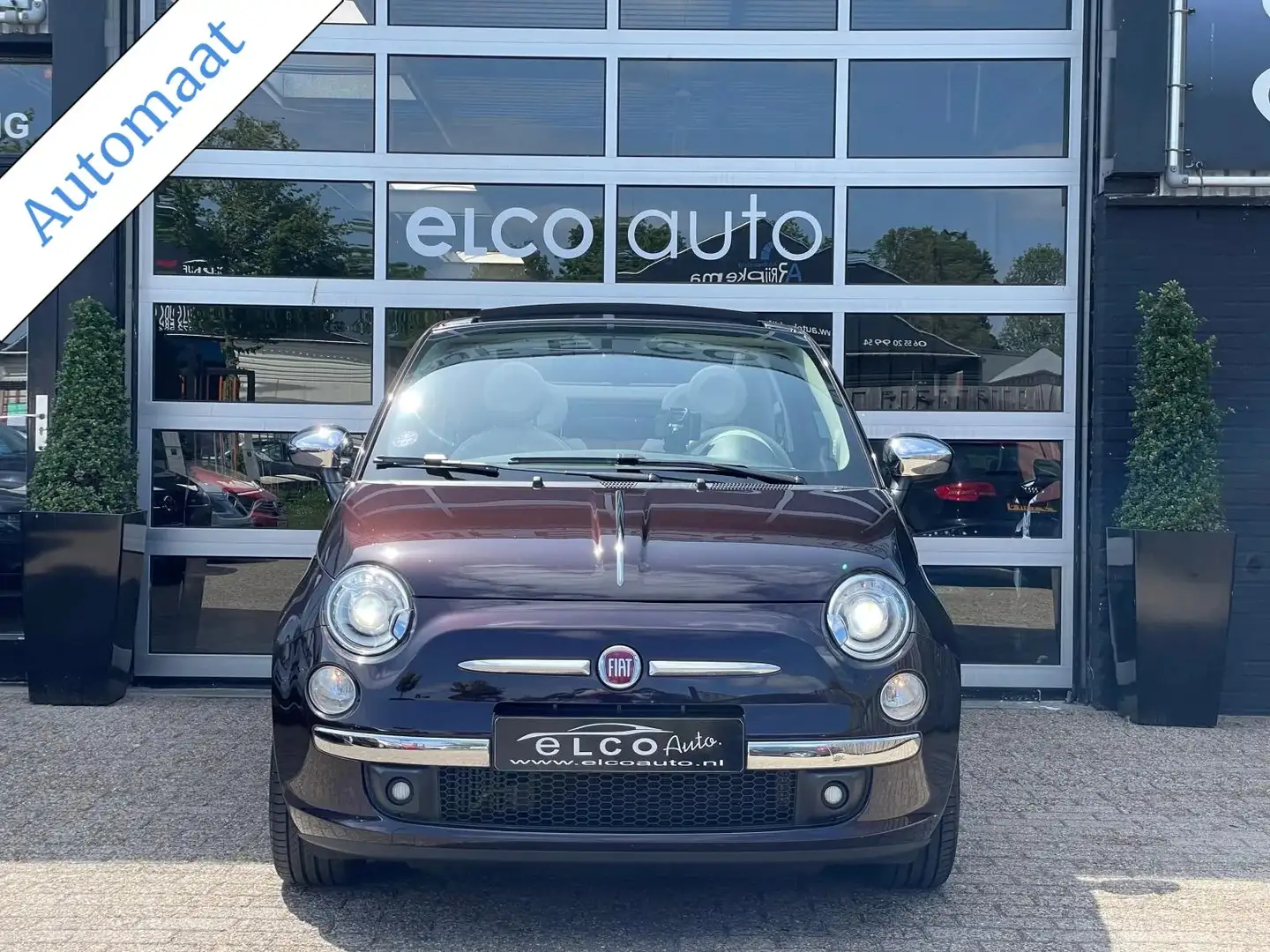 Fiat 500C 0.9 TwinAir Lounge / Xenon / Leder Paars - 2