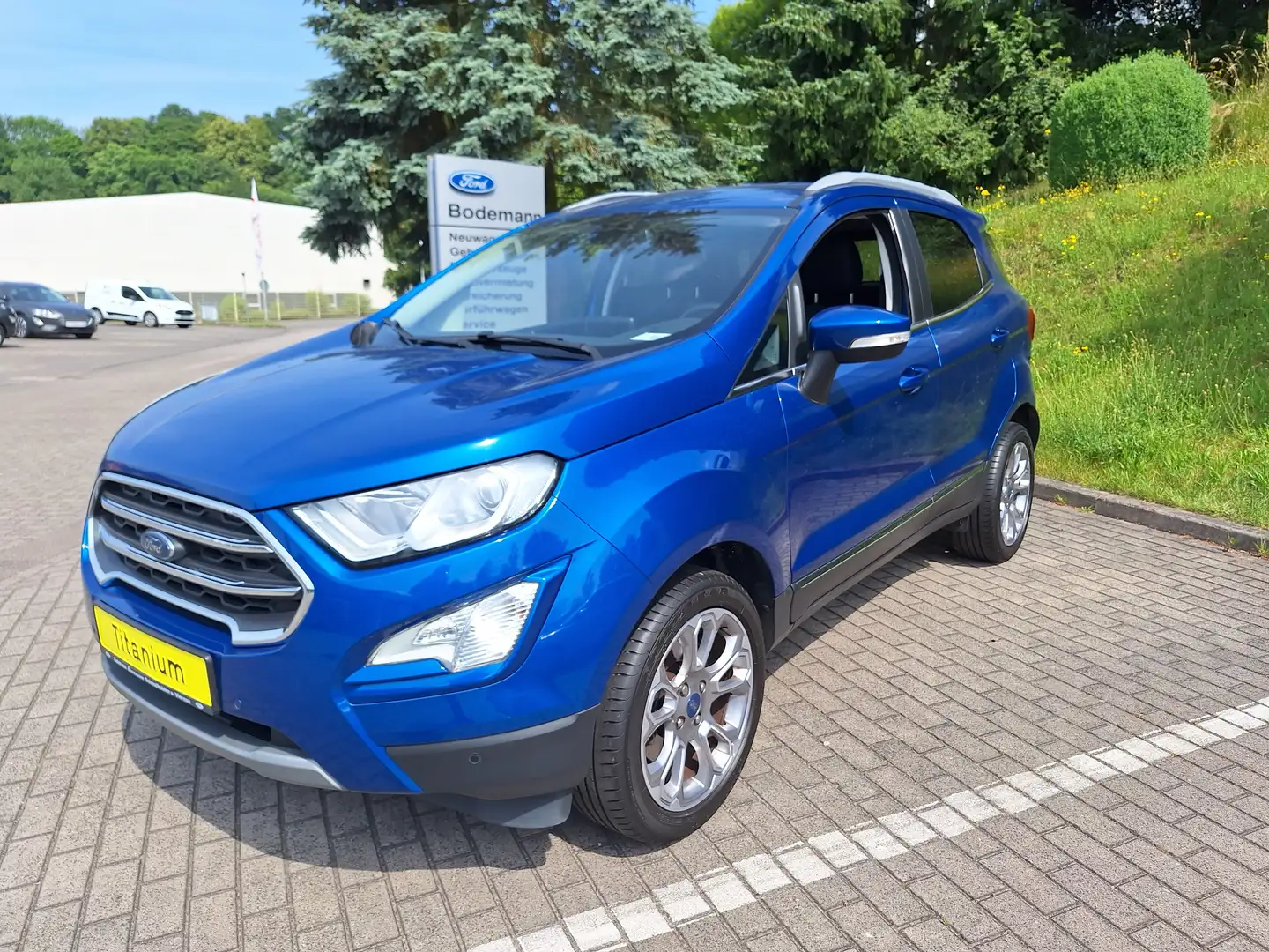 Ford EcoSport Titanium Bleu - 1