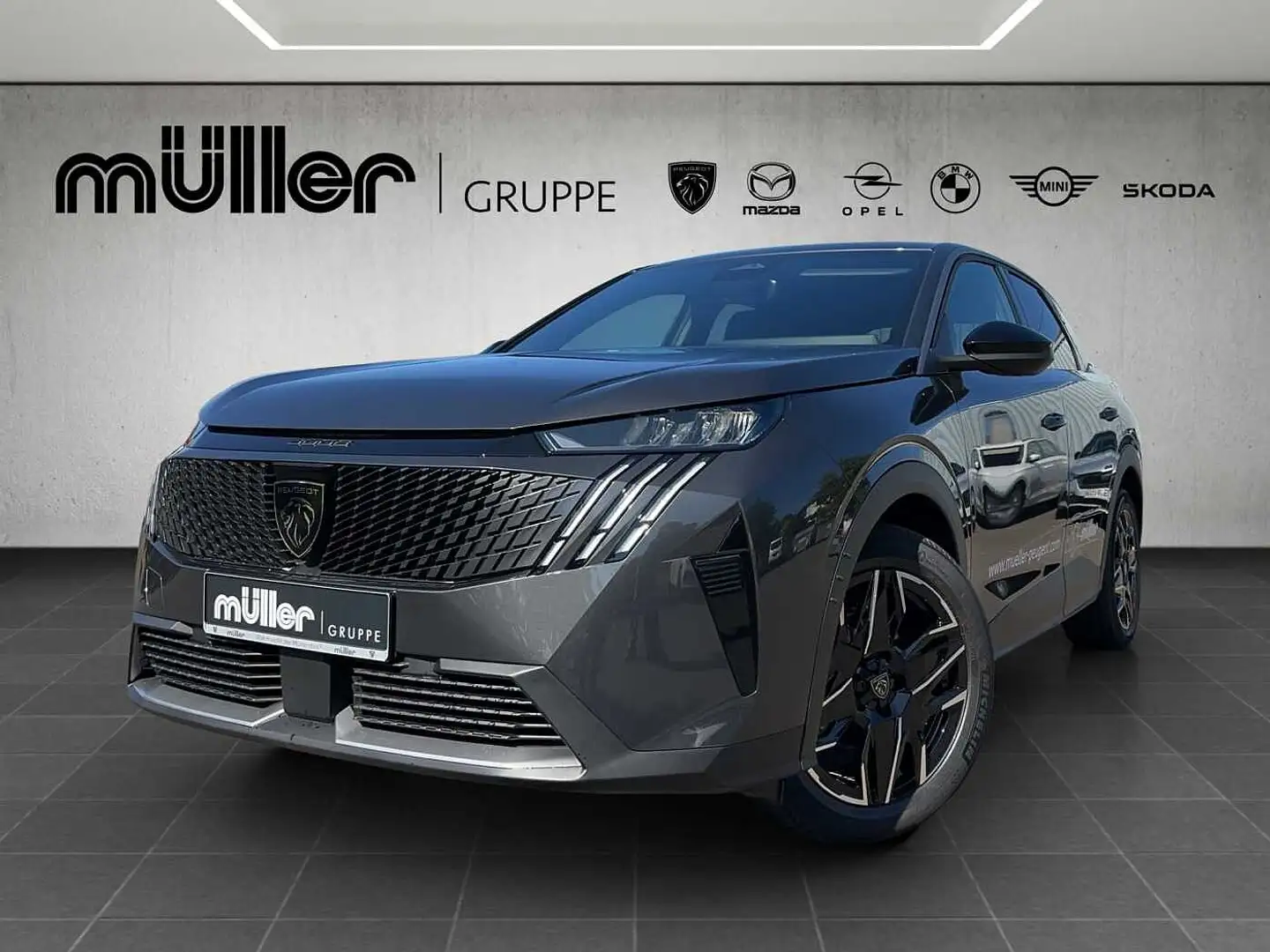 Peugeot 3008 Allure HYBRID 136 e-DSC6 Grau - 1