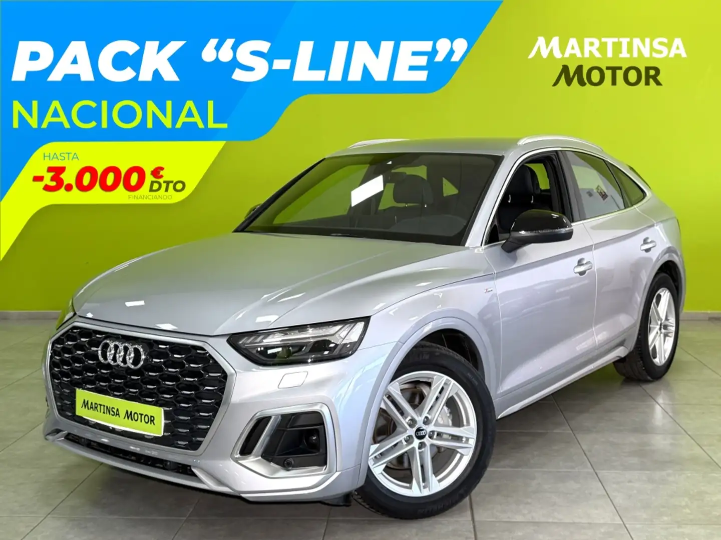 Audi Q5 Sportback 35 TDI S line S tronic Plateado - 1