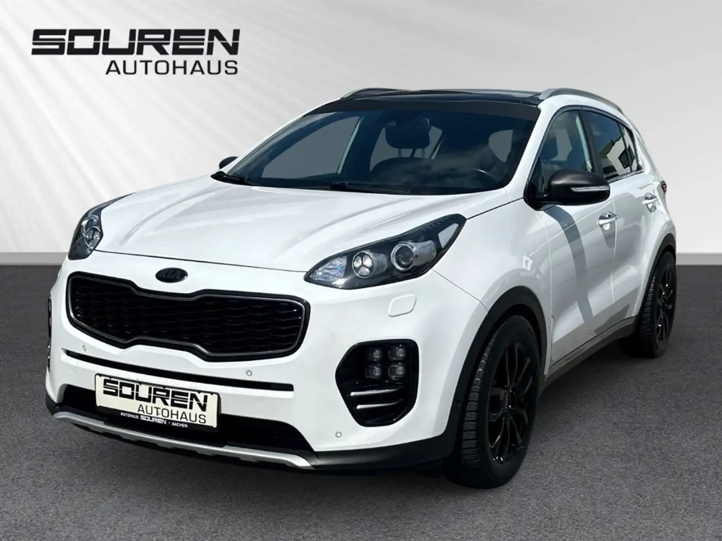 Kia Sportage 2.0D 185 PS GT-Line 4WD  +Panorama+Navi+Leder+Soun Weiß - 1