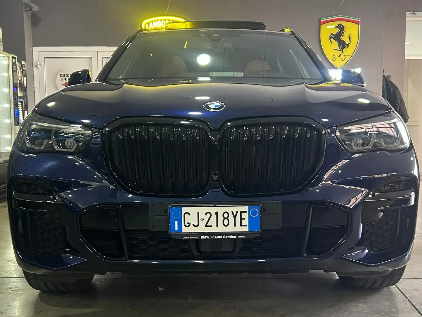 BMW X5 X5 G05 2018 xdrive40d Msport auto *FULL OPTIONAL Blu/Azzurro - 1