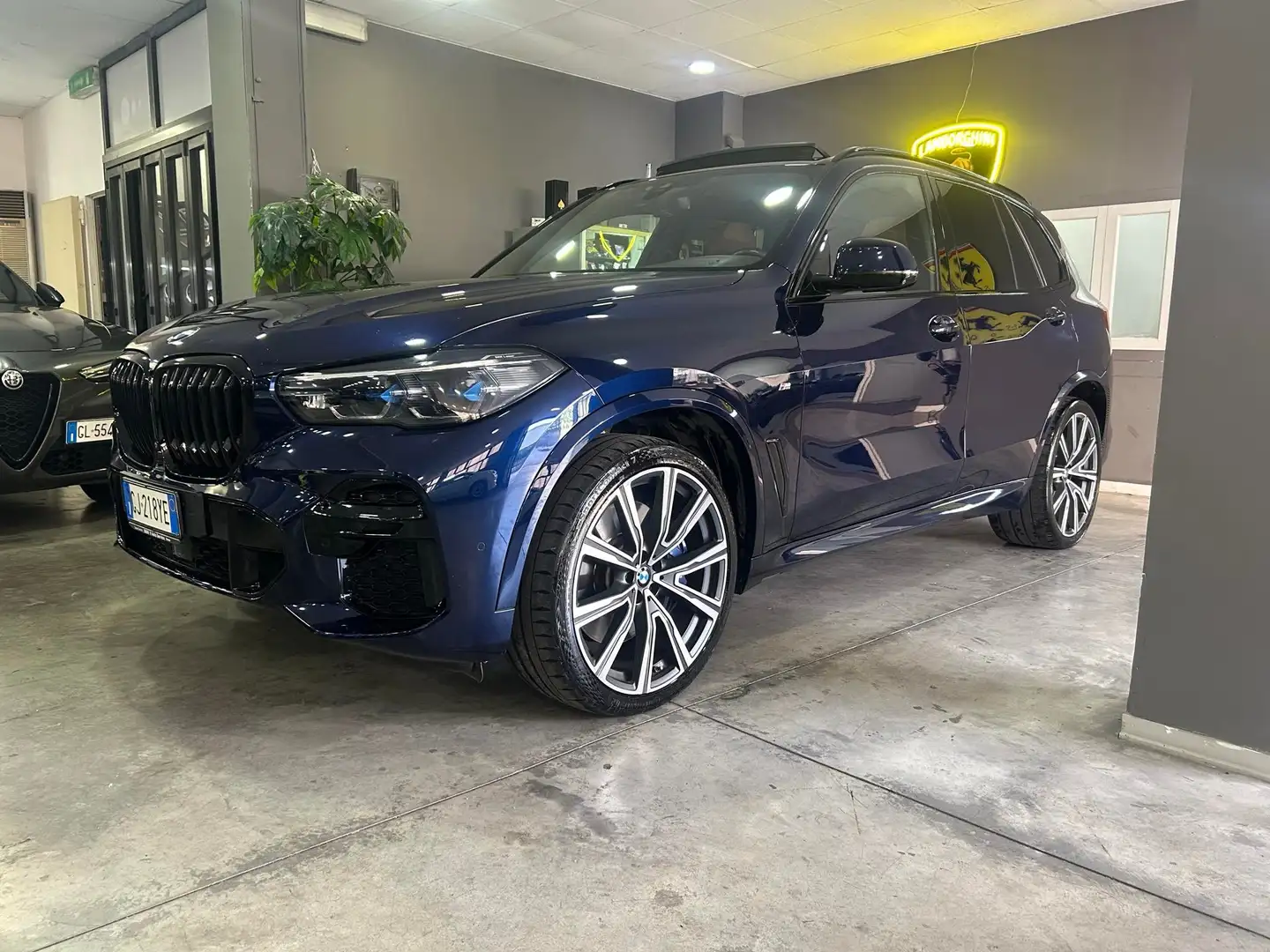 BMW X5 X5 G05 2018 xdrive40d Msport auto *FULL OPTIONAL Blu/Azzurro - 2