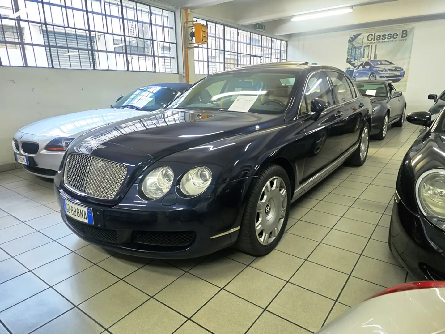 Bentley Flying Spur 6.0 w12 BOOK SERVICE COMPLETO/CRS Blau - 1