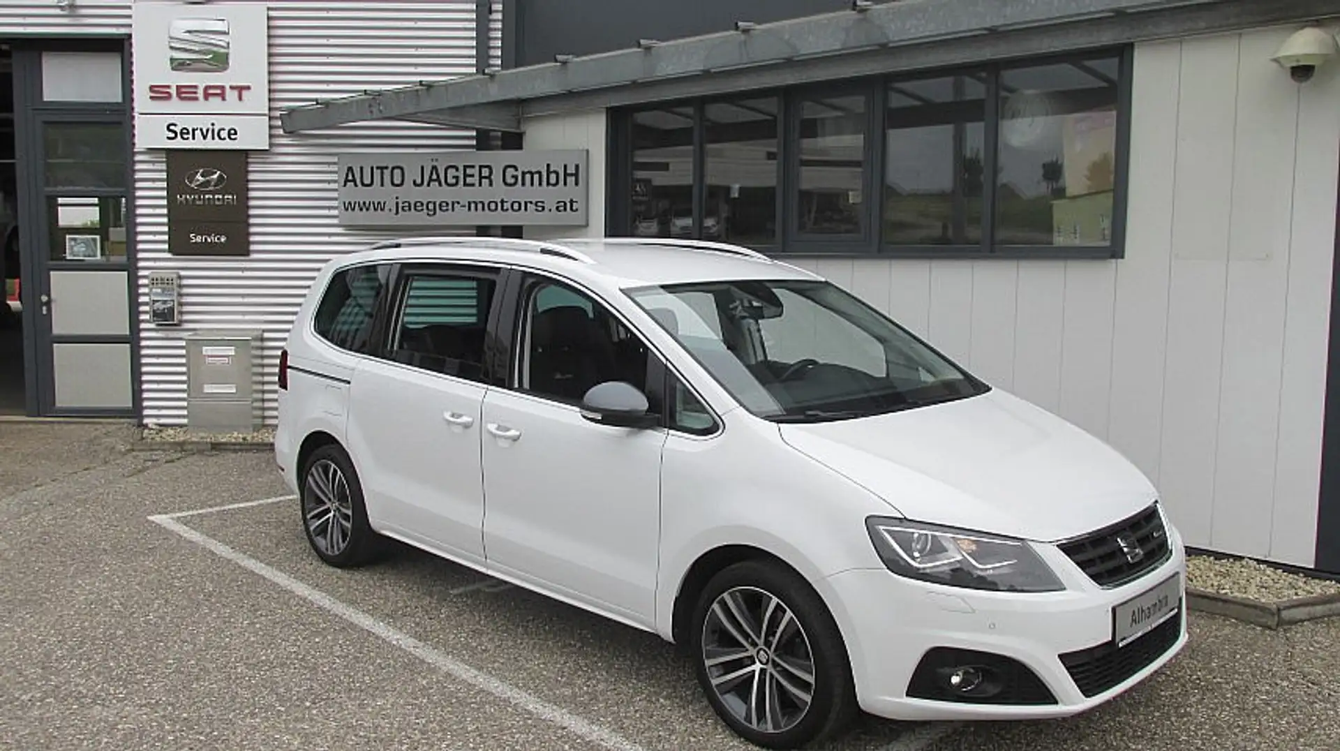 SEAT Alhambra FR 2,0 TDI CR DSG 19999,.excl.7 Sitze Anhängevo... Blanco - 1