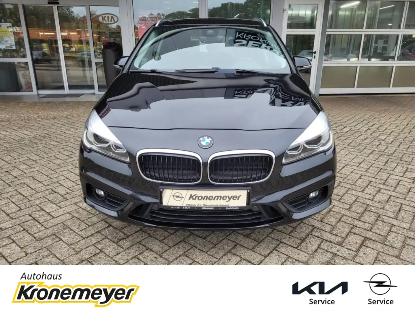BMW 218 Active Tourer d Aut. Advantage Navi LED El. Heckkl Noir - 2