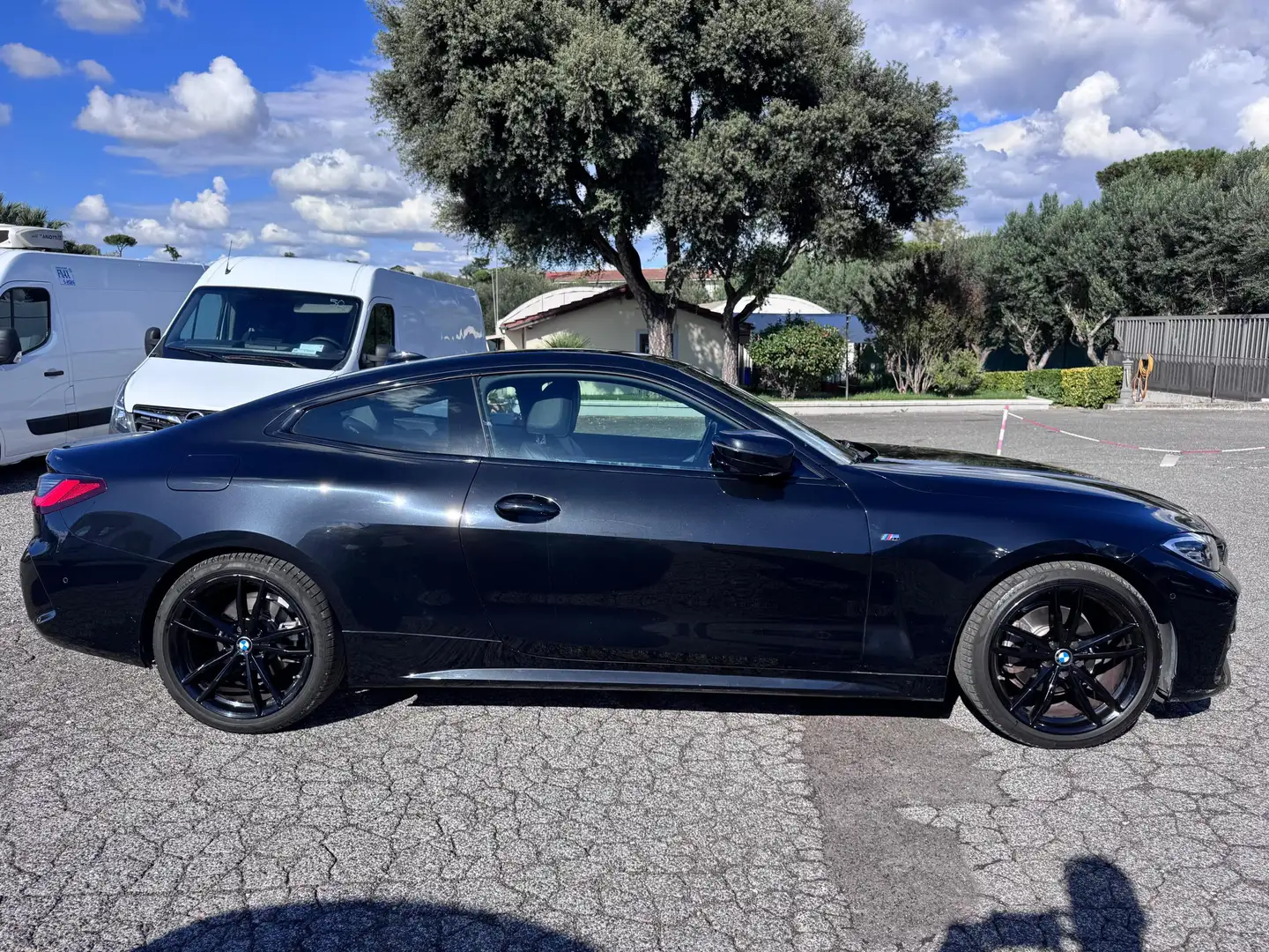 BMW 420 420d Coupe mhev 48V Msport auto Nero - 2