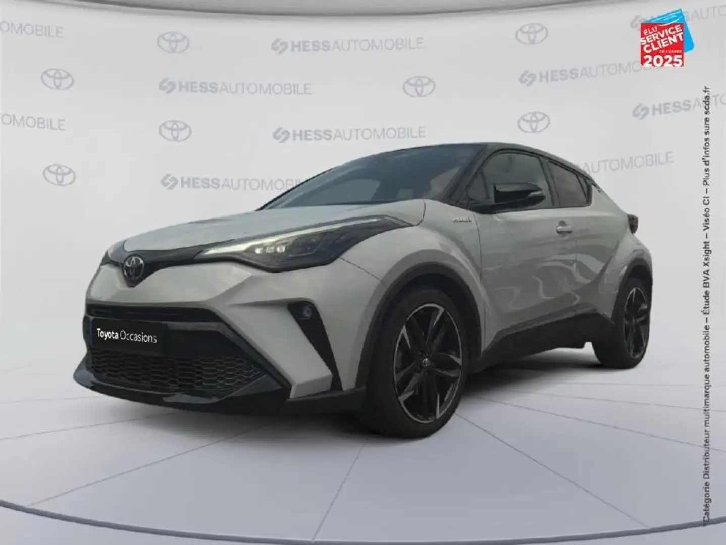 Toyota C-HR 184h GR-Sport 2WD E-CVT MY20 Sieges chauf Camera C Blanc - 1