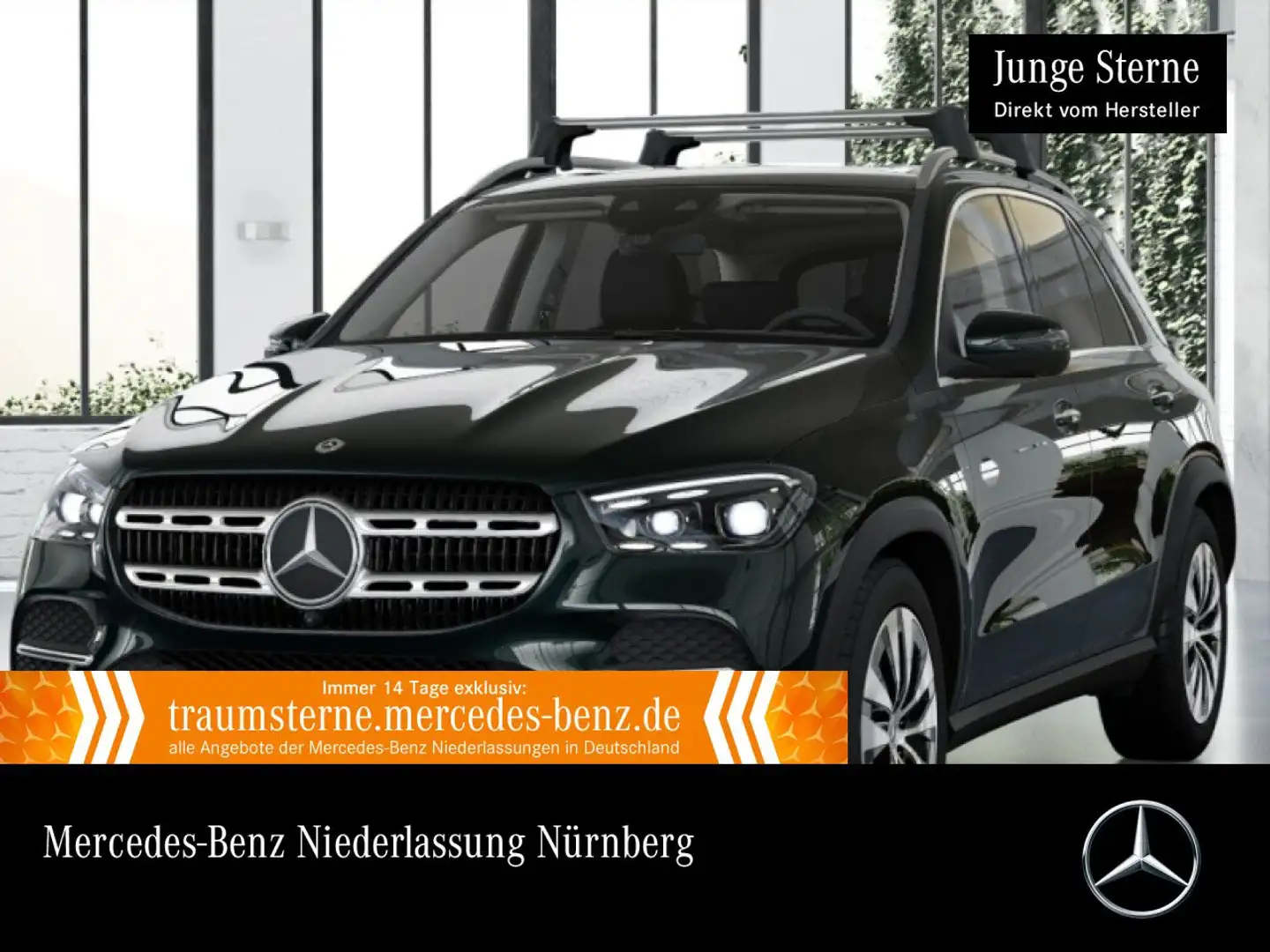 Mercedes-Benz GLE 300 d 4M PANO+360+AHK+MULTIBEAM+STHZG+SPUR+9G Verde - 1