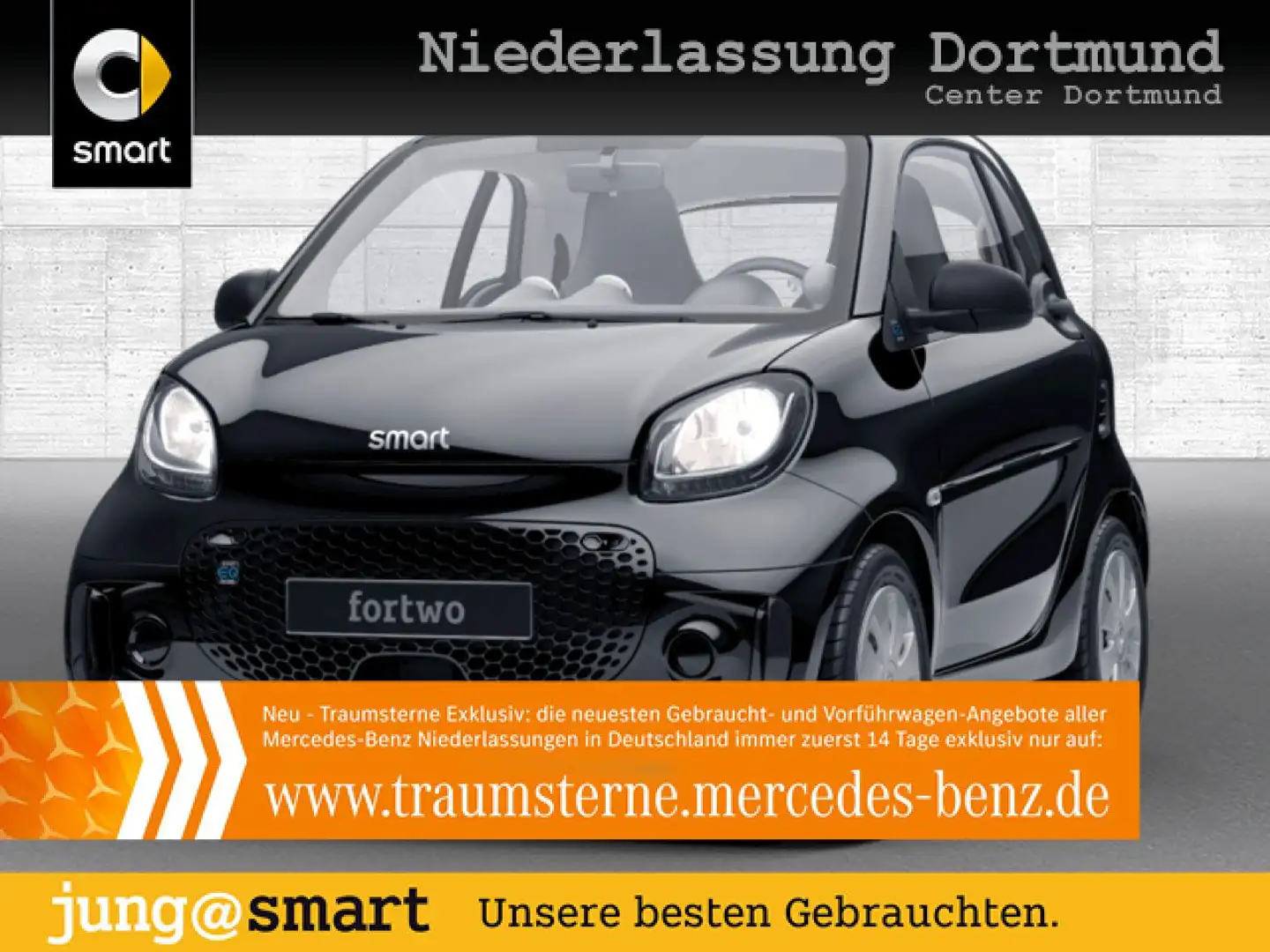 smart forTwo EQ 60kWed cool&Audio SHZ Dig Radio Tempom Schwarz - 1