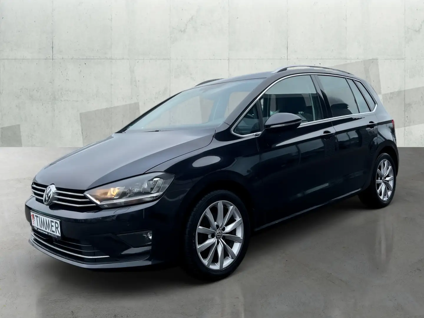 Volkswagen Golf VII Sportsvan Highline 1.4 TSI DSG *AHK*PANO*BI-X Schwarz - 2