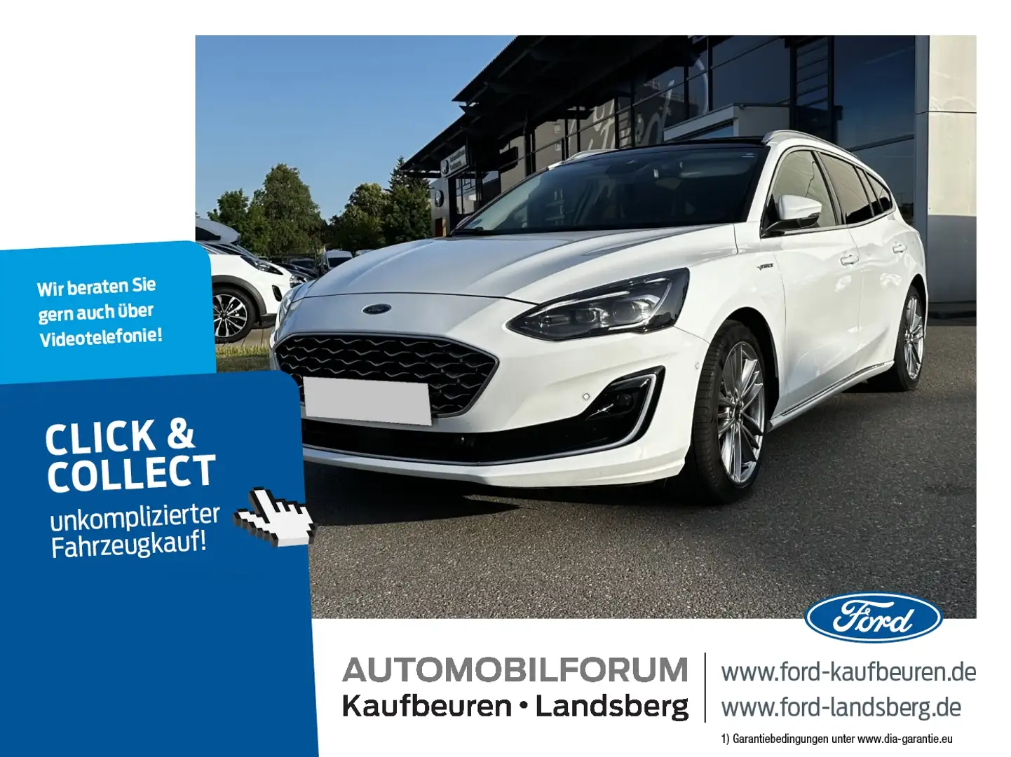 Ford Focus Vignale 1.5 | Standh | Panorama | AHK | B&O | Lede Blanc - 1