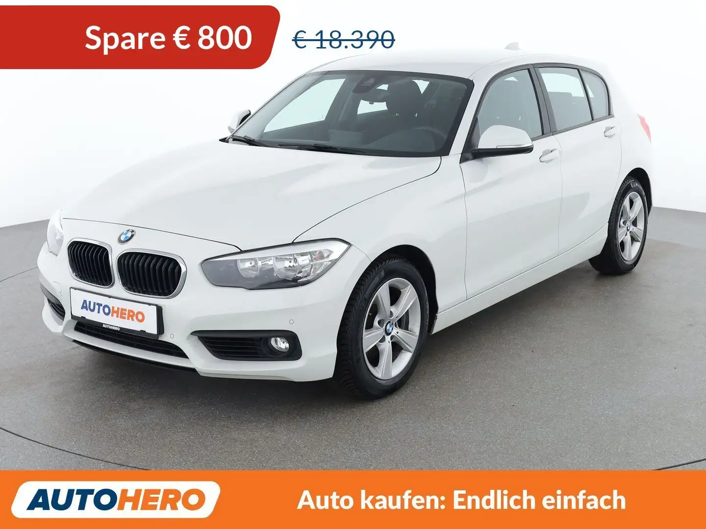 BMW 118 118d Advantage Weiß - 1