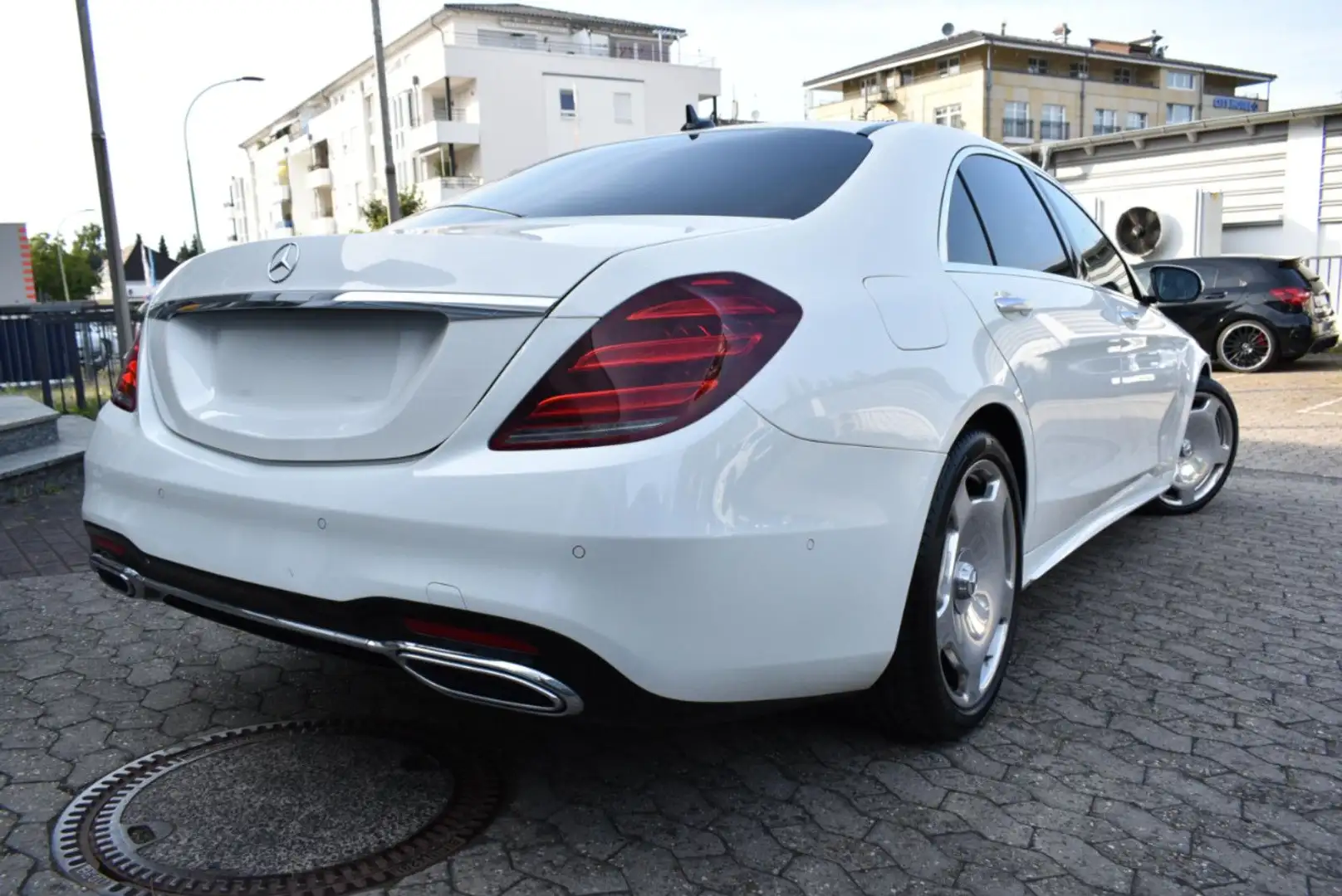 Mercedes-Benz S 400 d 4Matic L AMG Line *Maybach Felgen* Weiß - 2