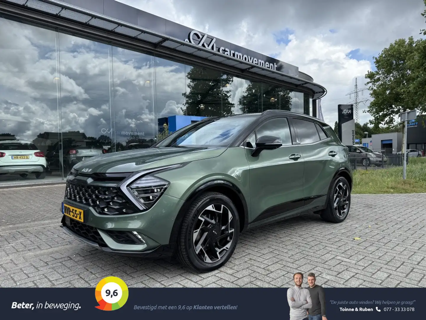 Kia Sportage 1.6 T-GDi 265PK GT-PlusLine | 1ste Eig | Full Opti Groen - 1