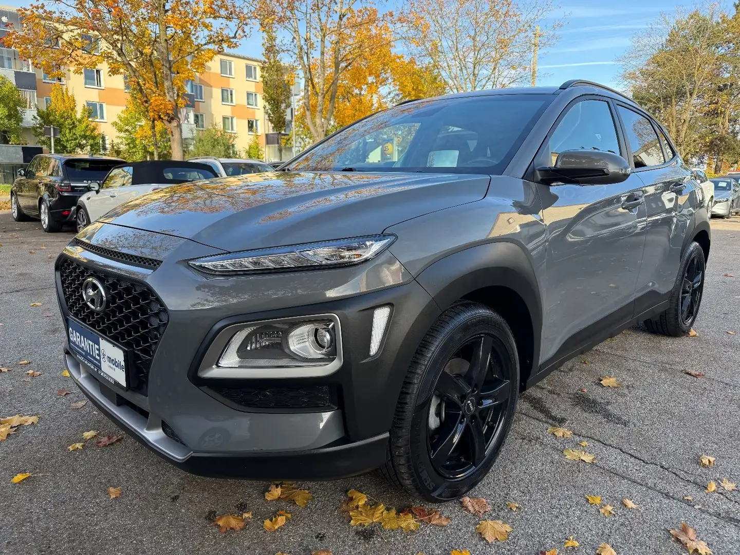 Hyundai KONA 1.0 T-GDI YES! +/AHK/LED/NAVI/8xALU/HUP/KAM Gris - 1