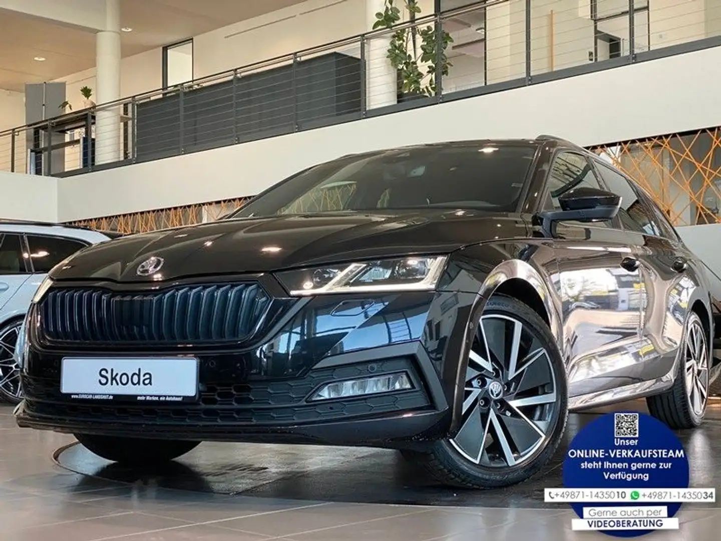 Skoda Octavia 2.0 TDI FirstEdit Sport ViCo Matrix Sthz Noir - 1