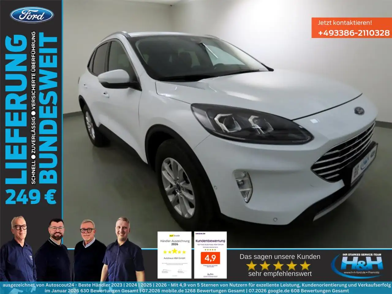 Ford Kuga 2.5 Plug-in-Hybrid Titanium LED+ParkAss+AHK