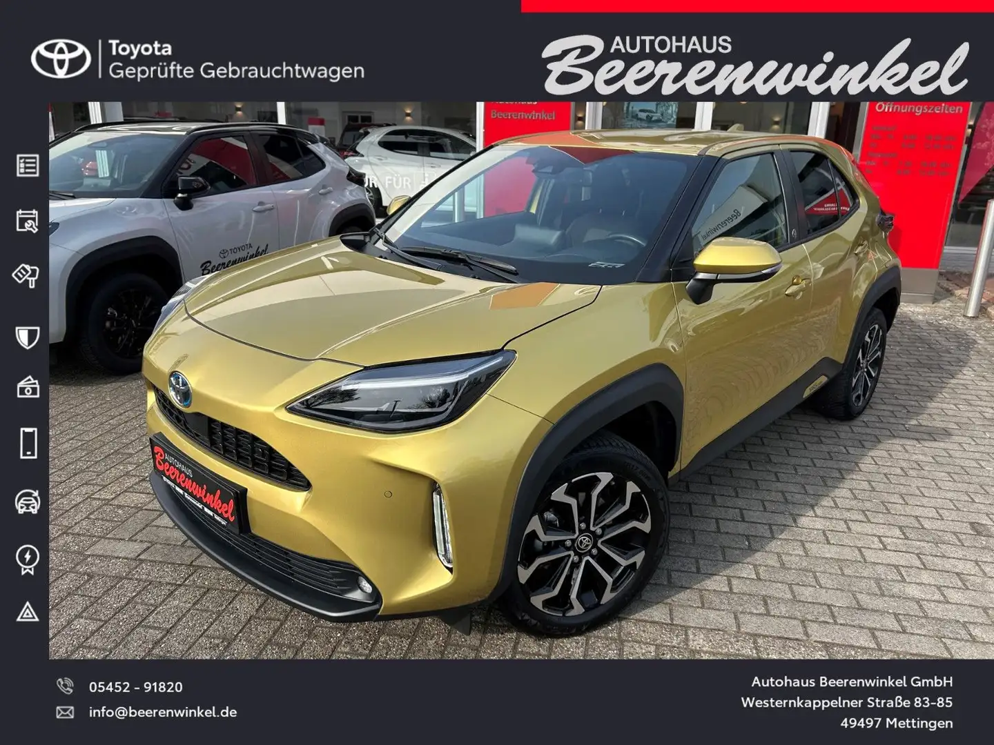 Toyota Yaris Cross 1,5-l-VVT-iE Team D *PDC+Navi* Or - 1