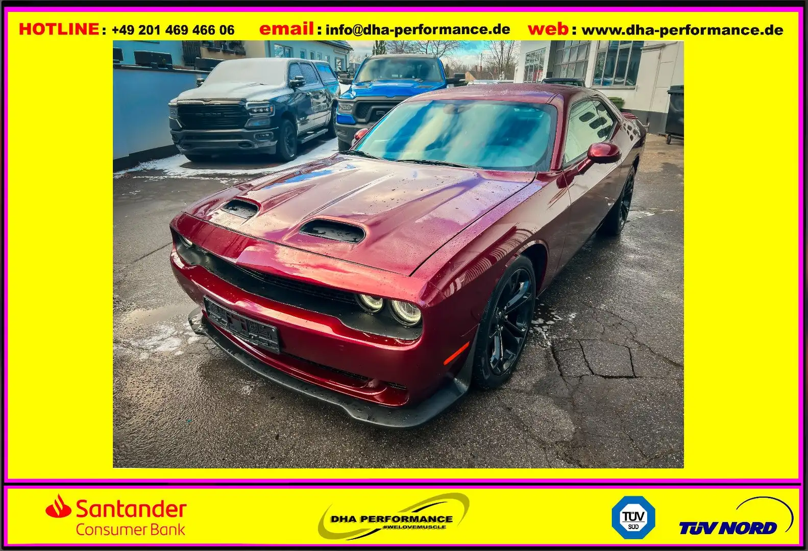 Dodge Challenger 5.7 V8 R/T *ALCANTARA*GARANTIE*TÜV* Rot - 1