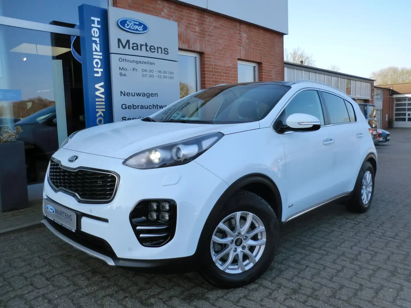 Kia Sportage GT-Line 4WD *185PS, Panodach, AHK, Leder, 19"* Weiß - 1
