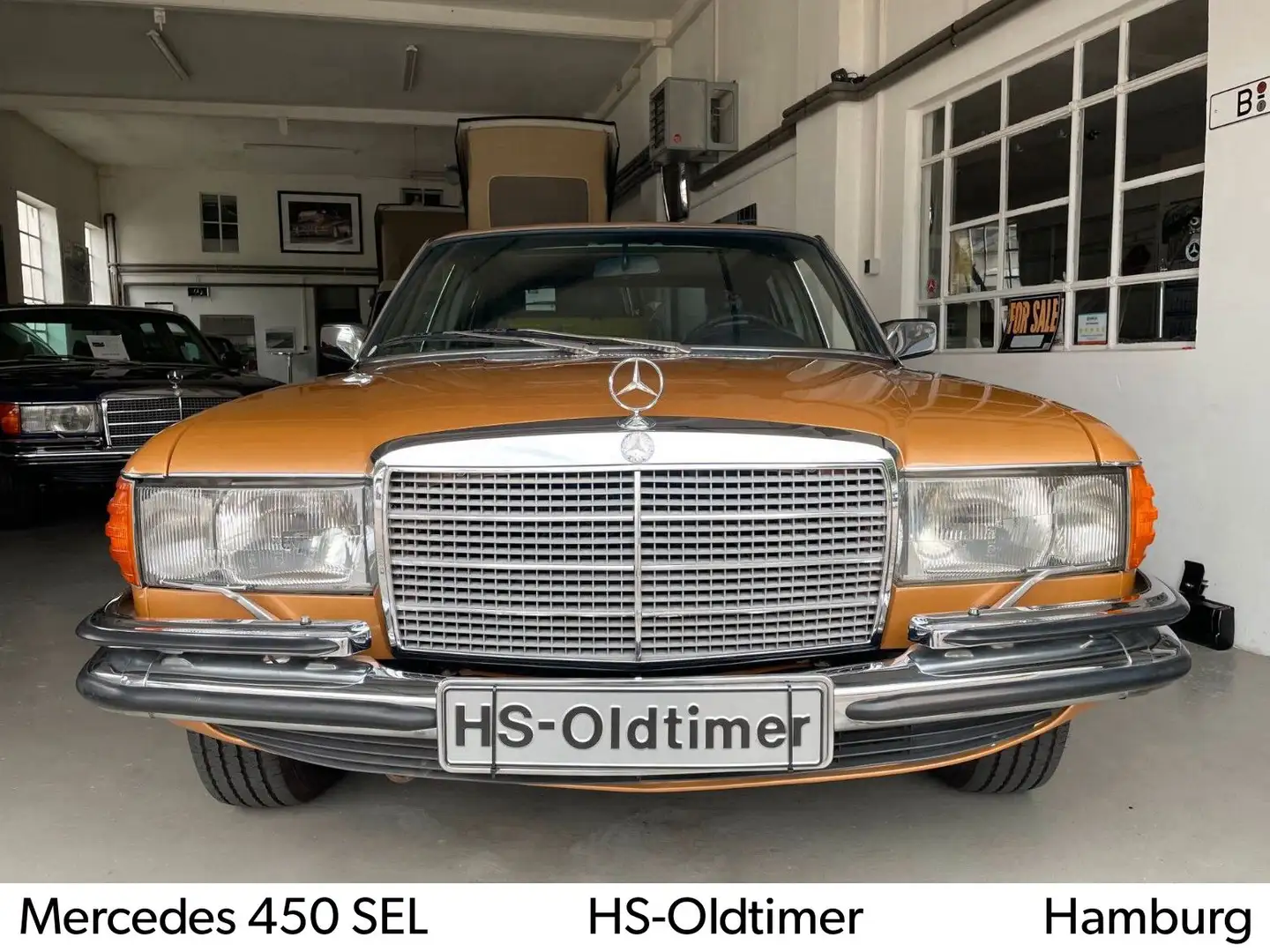 Mercedes-Benz 450 SEL  W116  "KM BELEGT"SCHIEBEDACH u. KLIMAANLAGE" Gold - 1