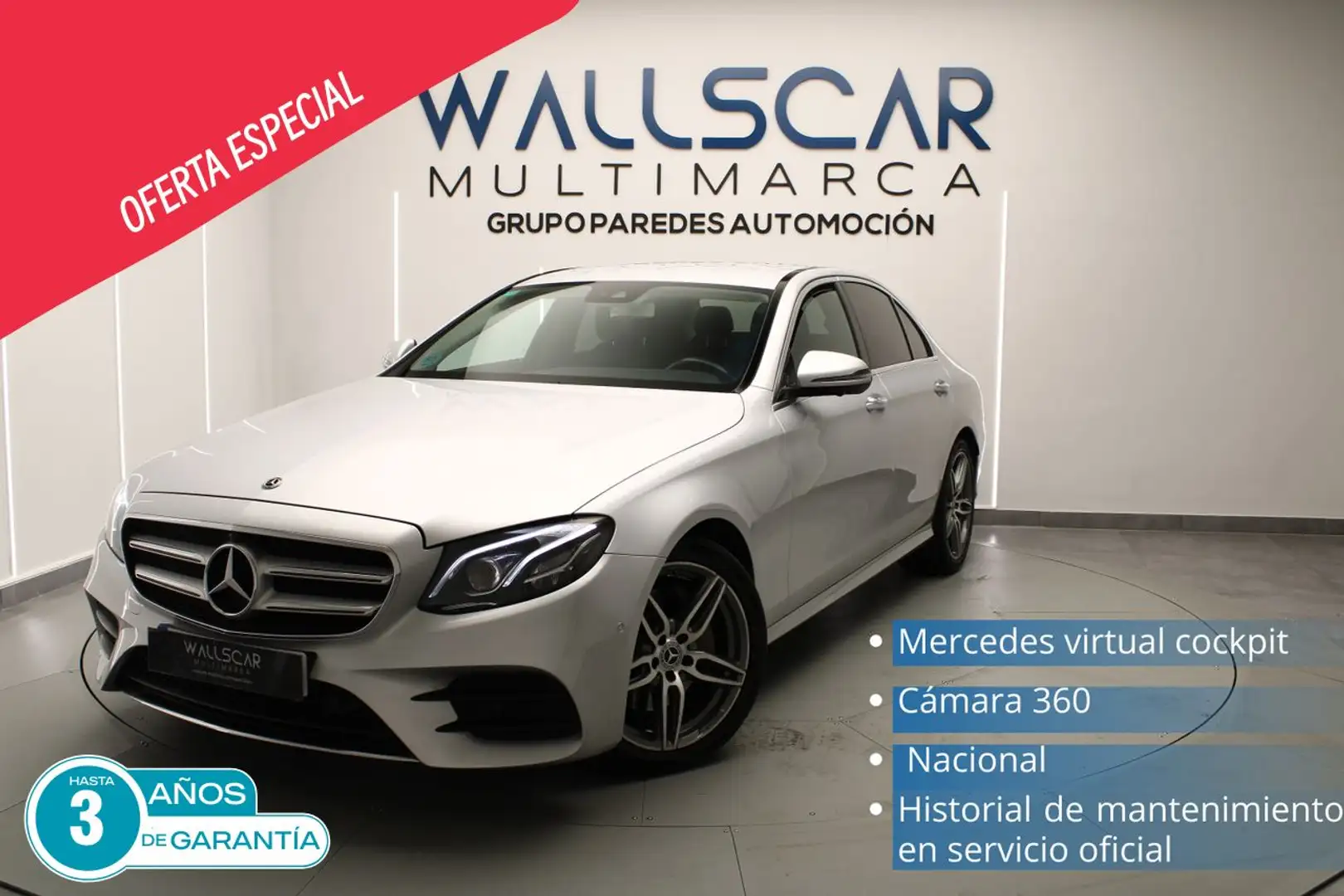 Mercedes-Benz E 220 d 4MATIC Gris - 1