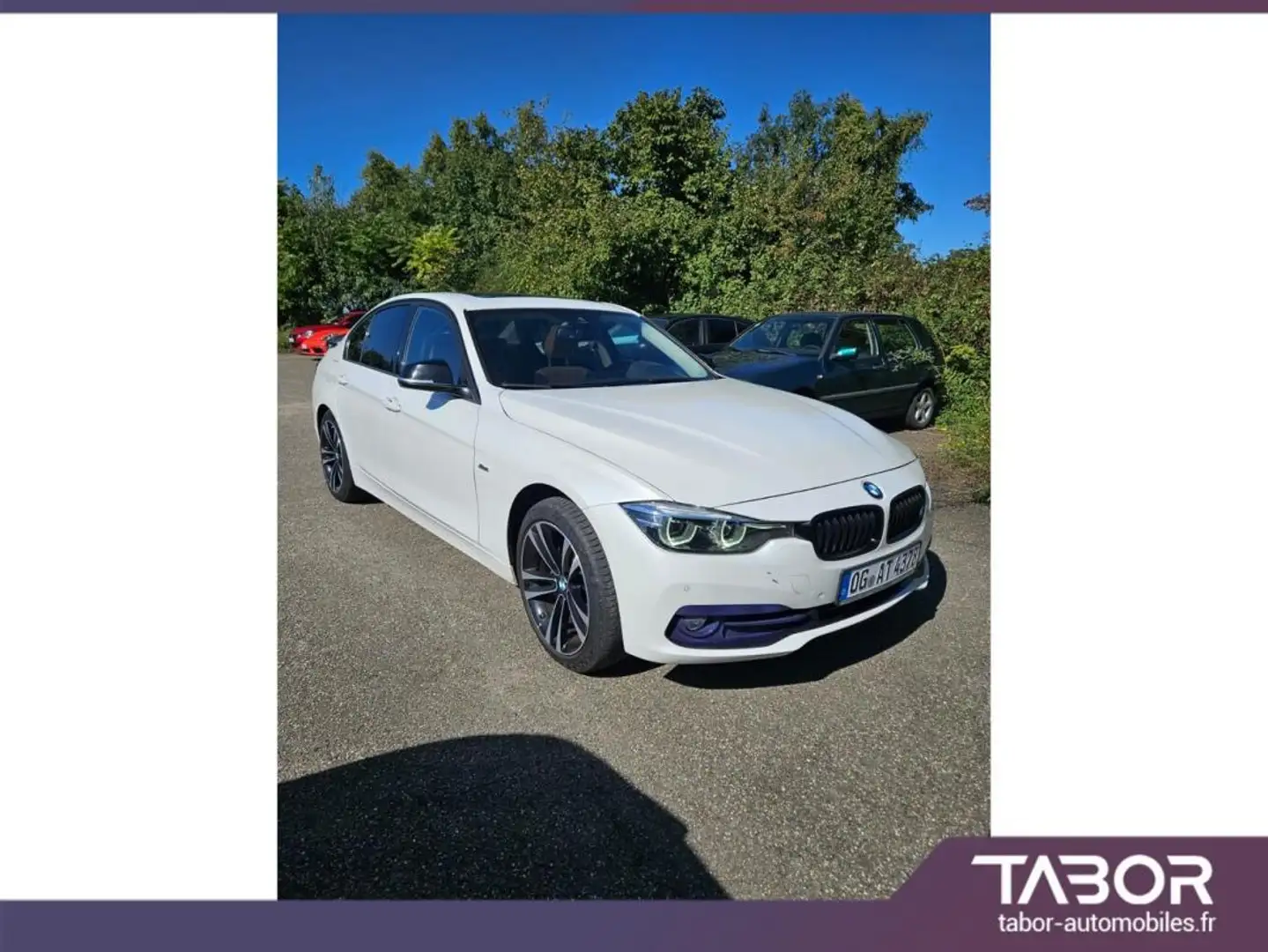 BMW 320 d Sport Line Shadow cuir Harman PDC Bianco - 2