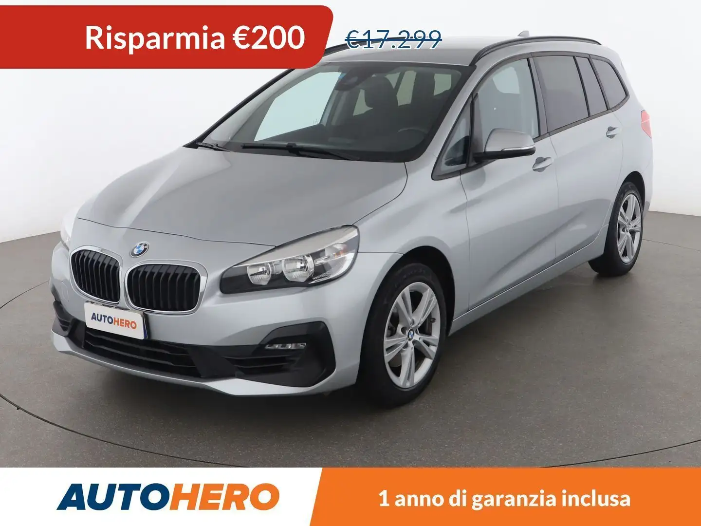 BMW 218 218i Gran Tourer Advantage Argintiu - 1