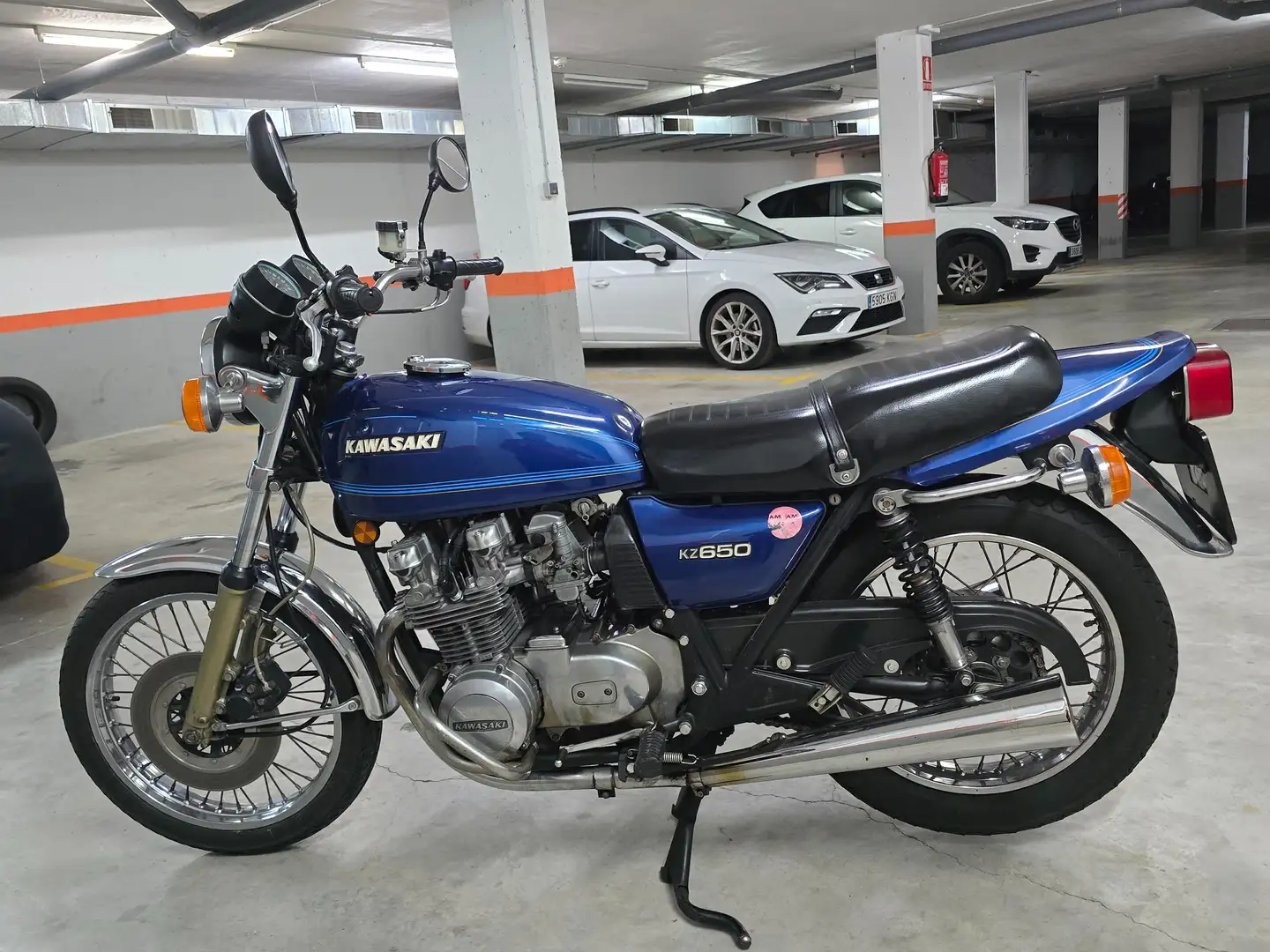 Kawasaki Z 650 KZ650B Azul - 2