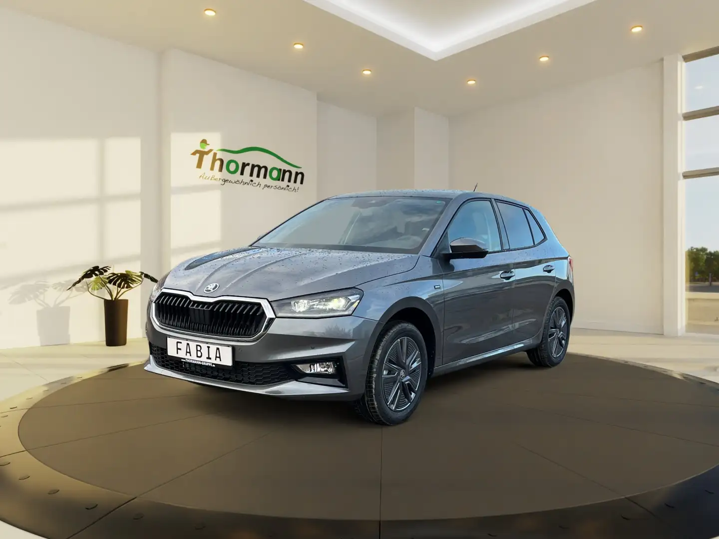 Skoda Fabia Drive 1.0 TSI ACC FLA LM KAM LED KeyLess Grau - 2