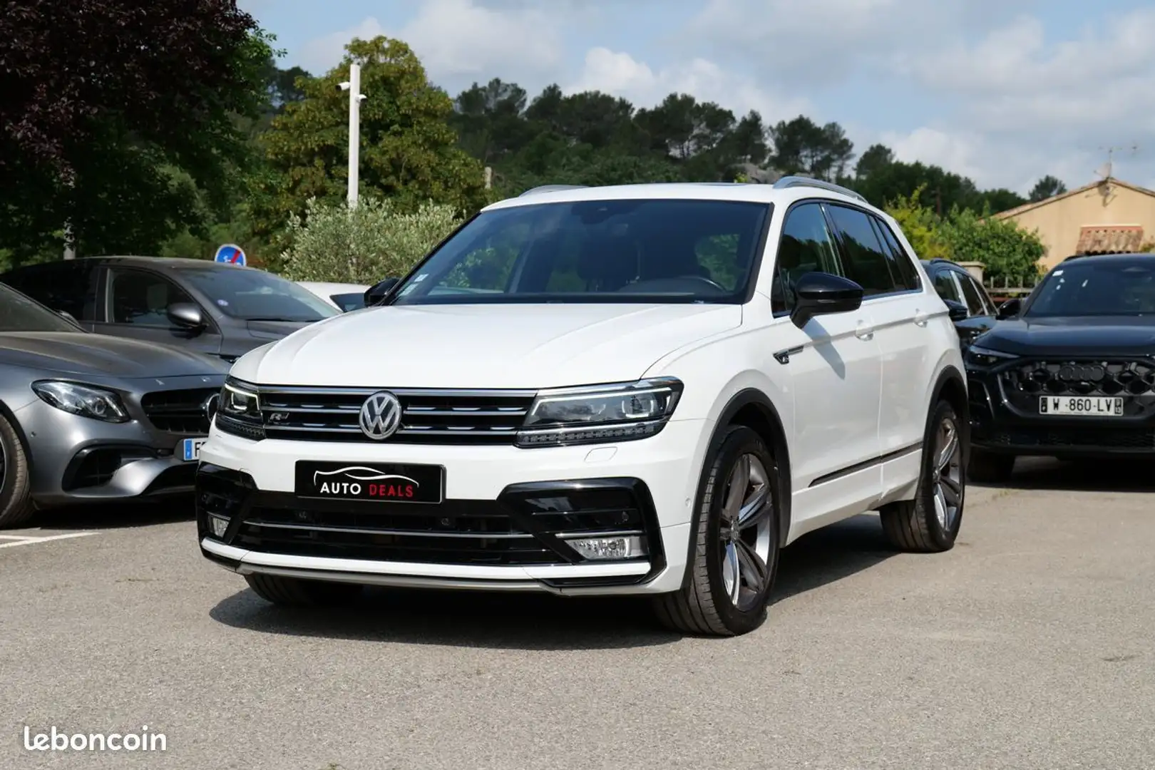 Volkswagen Tiguan ii 2.0 tdi 190 ch r-line carat exclusive 4motion d Blanc - 1