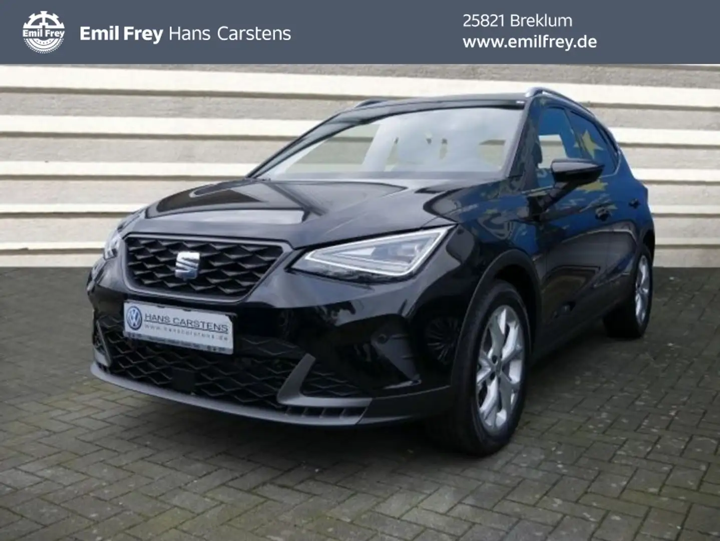 SEAT Arona 1.0l TSI FR DSG Klima Sitzhz. Rückfahrkam. Noir - 1