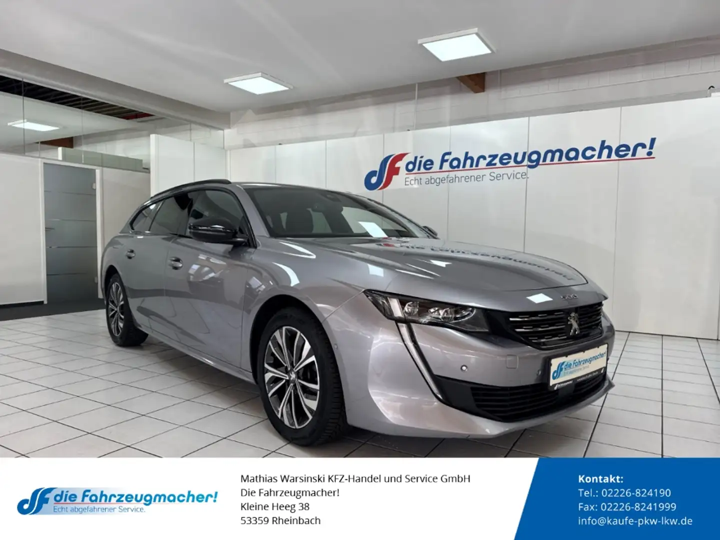 Peugeot 508 SW Allure Pack 1.5 BlueHDi 130 EU6d Navi ACC Apple Gris - 1