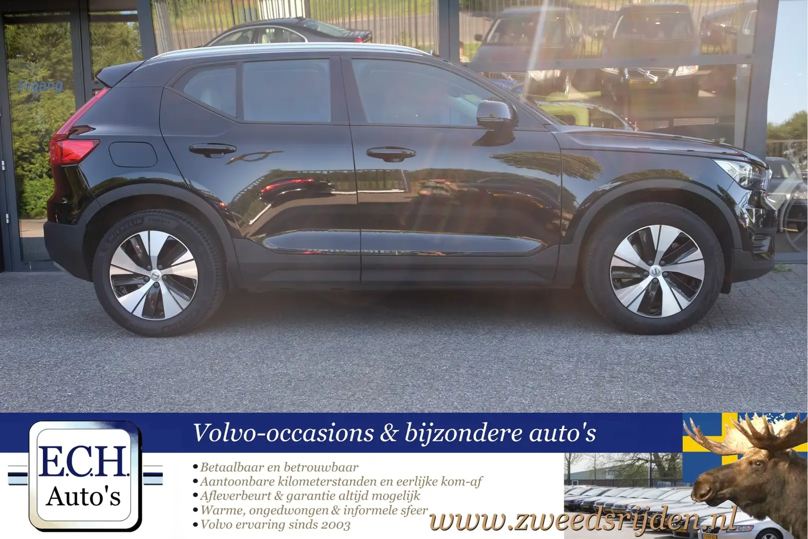 Volvo XC40 1.5 T5 Twin Engine, Adaptieve CC, BLIS, Apple CarP Zwart - 2