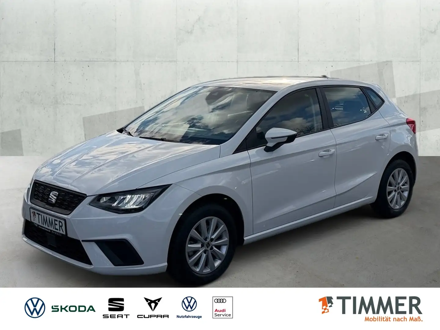 SEAT Ibiza 1.0 TSI DSG STYLE *LED *TEMPO *SHZ *CLIMA *DAB * Weiß - 1